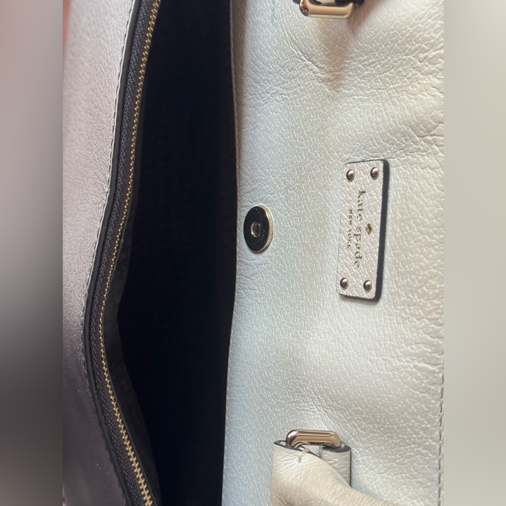 Kate Spade New York Grove Street Maeve Tote in black and cream - Picture 13 of 16